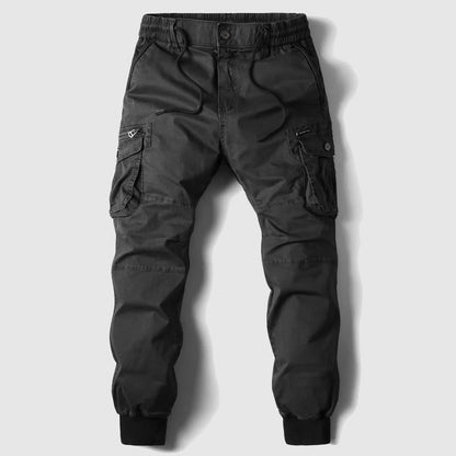 Men’s Cargo Jogger Pants with Multiple Pocket Design