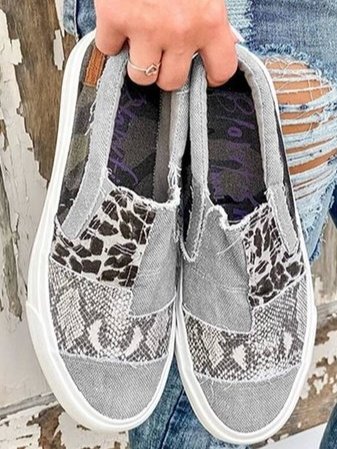 Rose | Women Stretch Slip-On Leopard Print Shoes