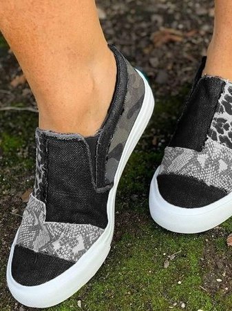 Rose | Women Stretch Slip-On Leopard Print Shoes