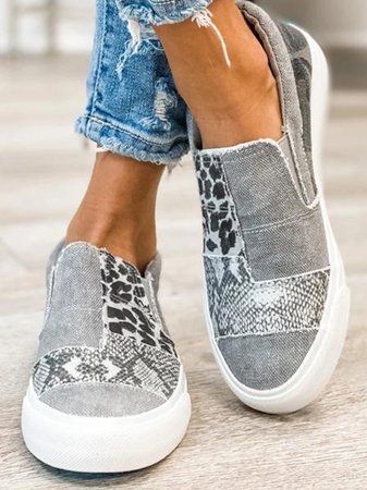 Rose | Women Stretch Slip-On Leopard Print Shoes