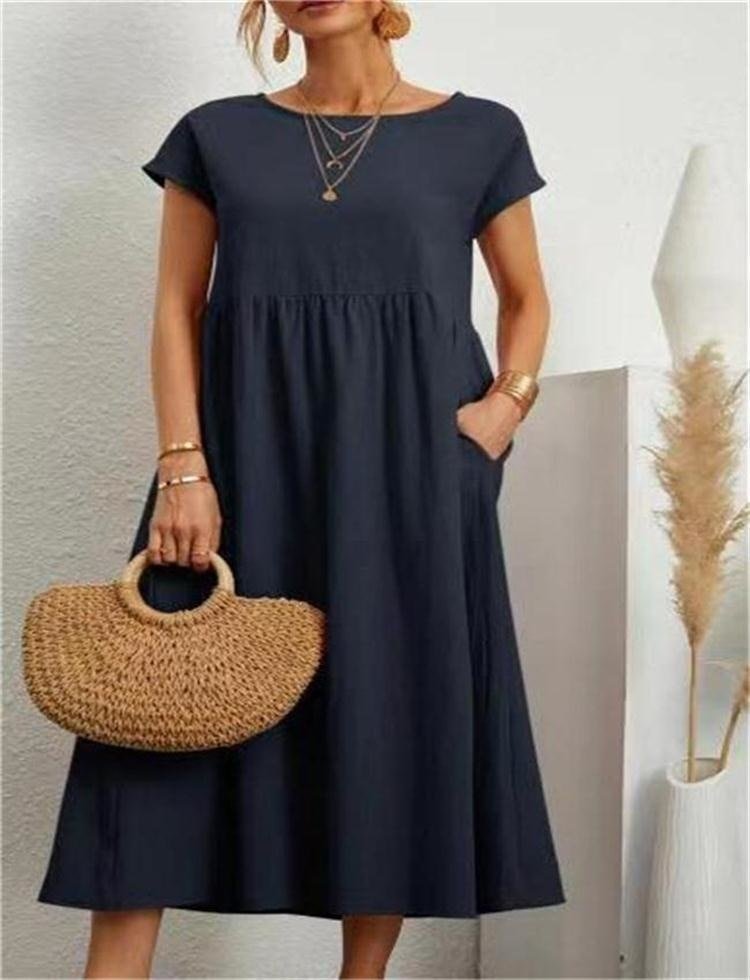 Women’s Maxi Summer Dress – Lightweight Breathable Comfortable Elegant Casual Holiday Everyday Fit