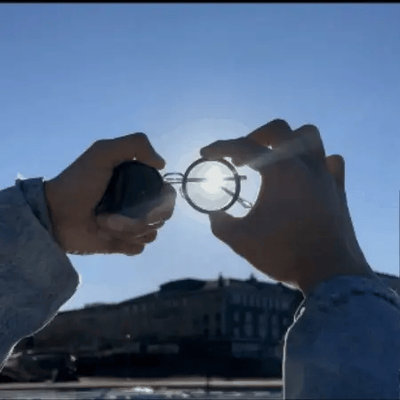 Retro Sonnenbrille mit UV400-Schutz – Runde Gläser