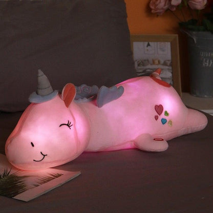 Leuchtendes Plüsch-Einhorn mit LED-Funktion – Glowie