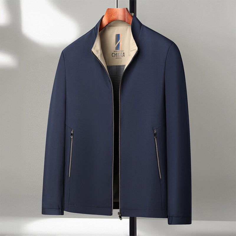 Gravero Graham Men’s Stand-Collar Jacket | Modern Casual Outerwear | Everyday Lightweight Style | jacket