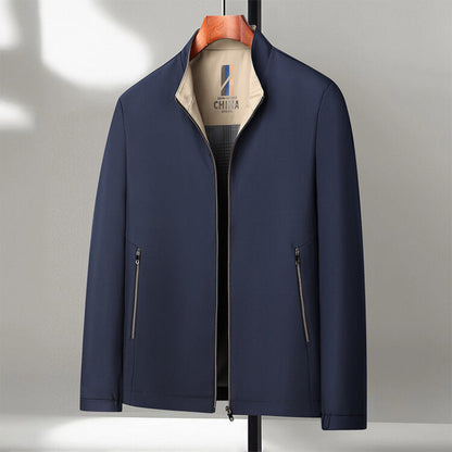 Gravero Graham Men’s Stand-Collar Jacket | Modern Casual Outerwear | Everyday Lightweight Style | jacket
