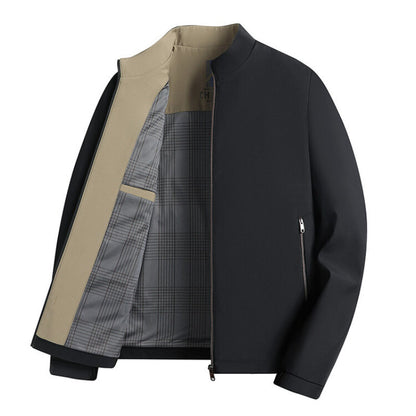 Gravero Graham Men’s Stand-Collar Jacket | Modern Casual Outerwear | Everyday Lightweight Style | jacket
