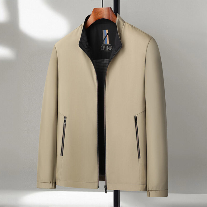 Gravero Graham Men’s Stand-Collar Jacket | Modern Casual Outerwear | Everyday Lightweight Style | jacket