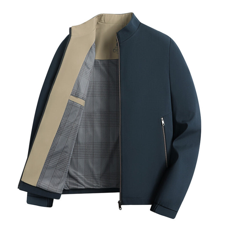 Gravero Graham Men’s Stand-Collar Jacket | Modern Casual Outerwear | Everyday Lightweight Style | jacket