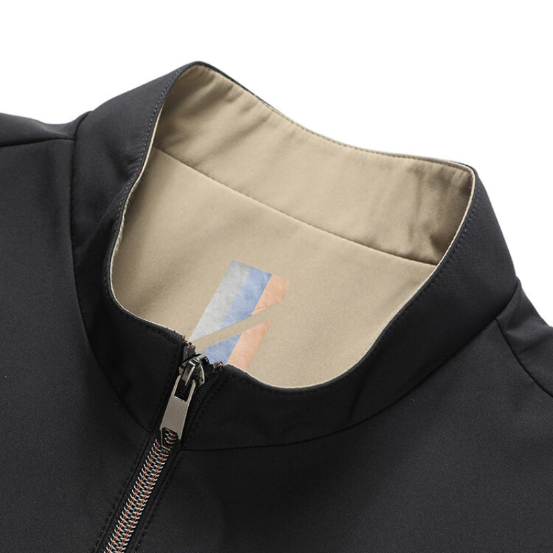 Gravero Graham Men’s Stand-Collar Jacket | Modern Casual Outerwear | Everyday Lightweight Style | jacket