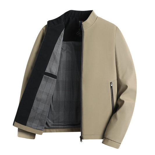 Gravero Graham Men’s Stand-Collar Jacket | Modern Casual Outerwear | Everyday Lightweight Style | jacket