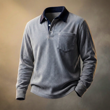 Duval Paris™ | Polo en velours côtelé Scott