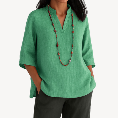 Katherine | Women casual Linen Tunic top