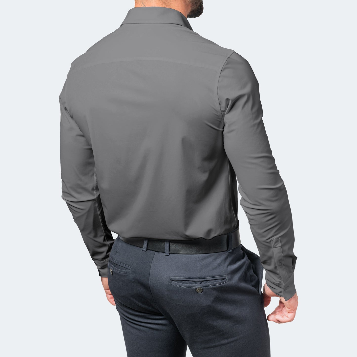 Adriel - Mens Long Sleeve Stretch Shirt