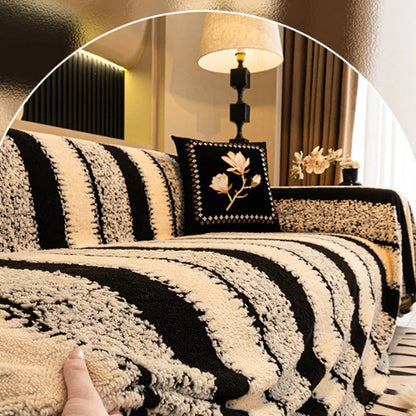 GripPlush Soft Grip Sofa Protector - product laid flat showing size and plush surface