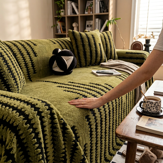GripPlush™ Soft Grip Sofa Protector