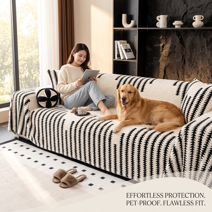GripPlush™ Soft Grip Sofa Protector