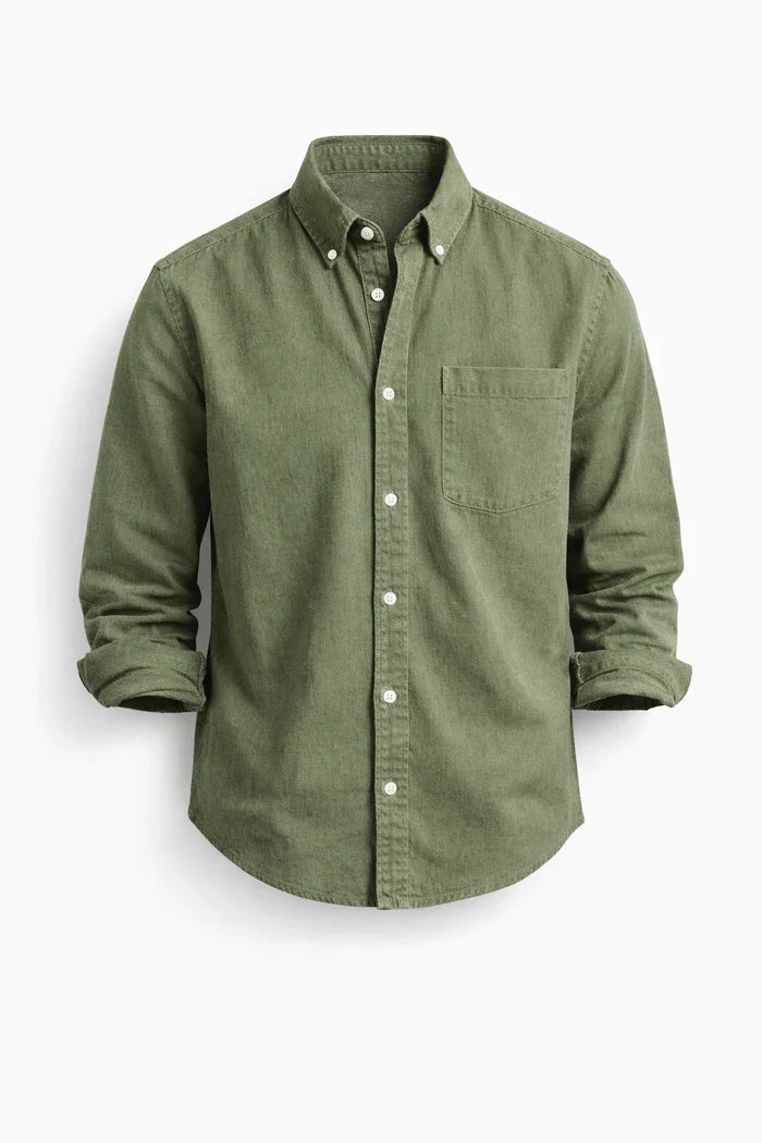 Heren elegant casual shirt