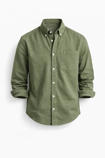Heren elegant casual shirt