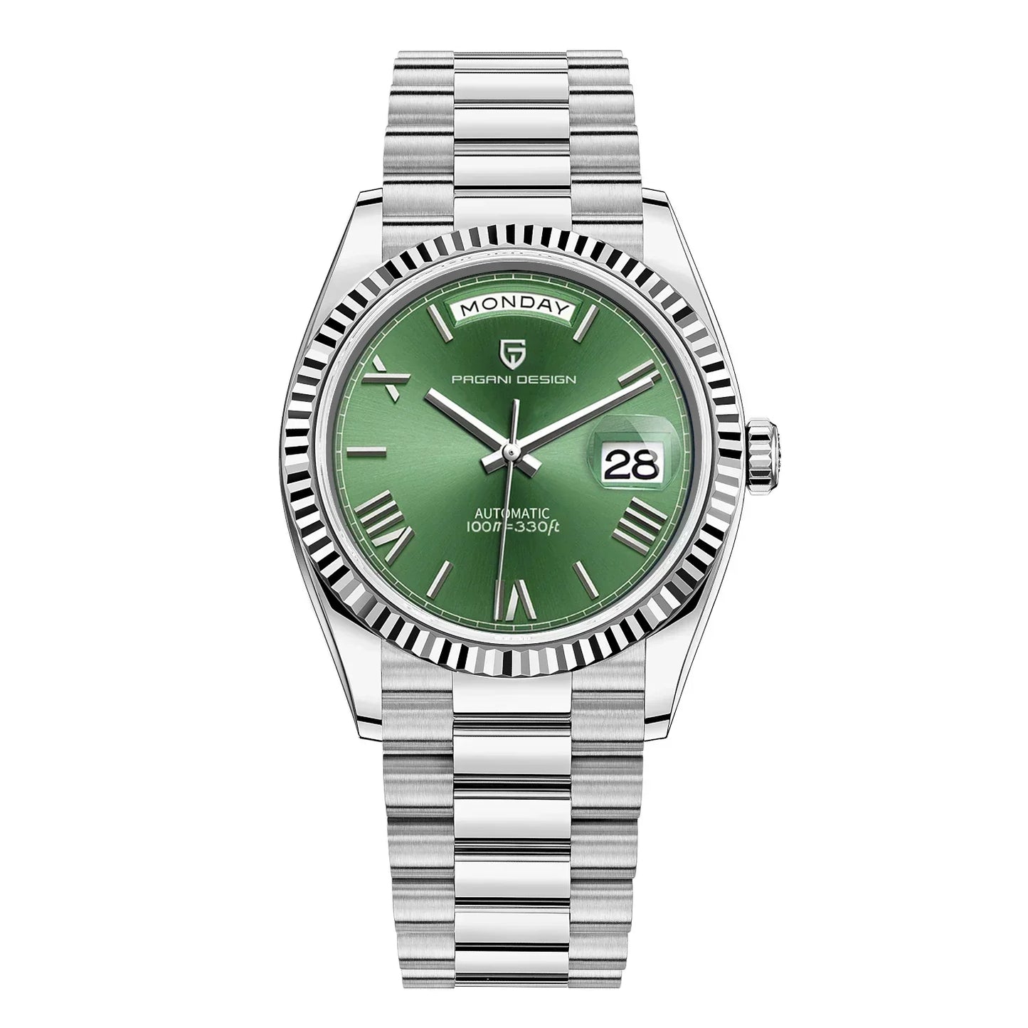 Luxe Heren Automatische Horloge – RVS, zelfopwindend, kalenderfunctie – Stijl voor elke gelegenheid