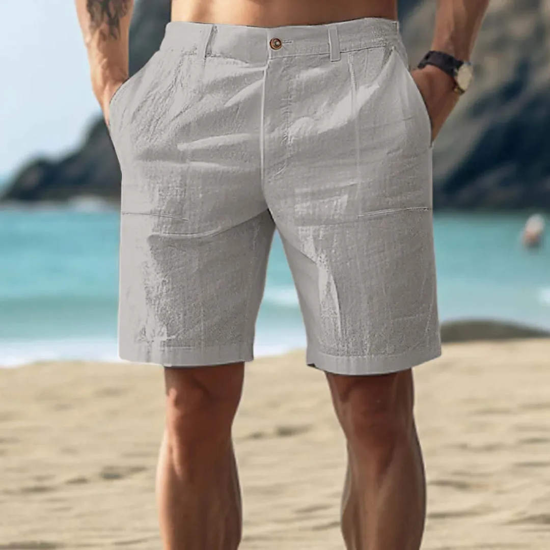 Günther | Herren Leinen Shorts Für Sommer