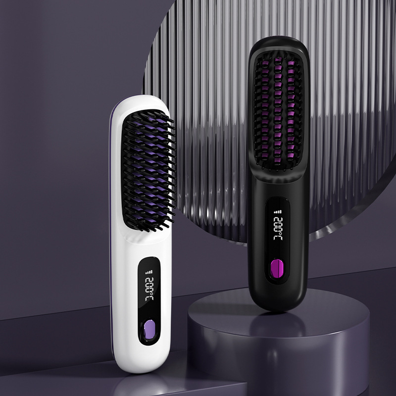 [NEW] Numoya Portable Straightener Brush - GoBrush PRO