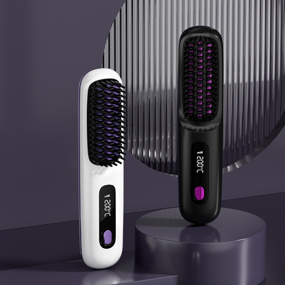 [NEW] Numoya Portable Straightener Brush - GoBrush PRO