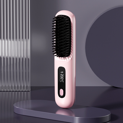 [NEW] Numoya Portable Straightener Brush - GoBrush PRO
