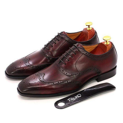 Handgemaakte Heren Oxford Schoenen van Leer – Valentin