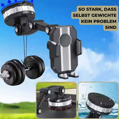 Stabile Auto-Handyhalterung mit 360° Drehung und Saugnapf