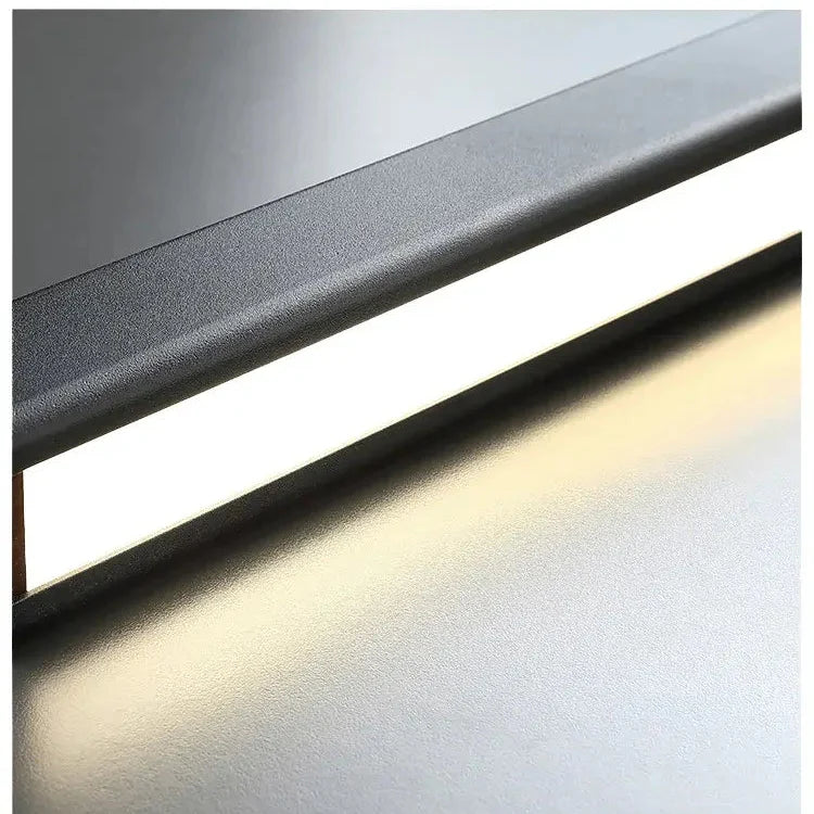 LED Hängelampe Esstisch Linear Schwarz, Pendelleuchte Dimmbar 120–200 cm