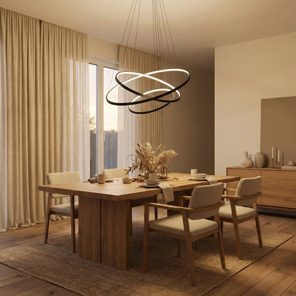 Hanglamp met drie ringen | Gnistor
