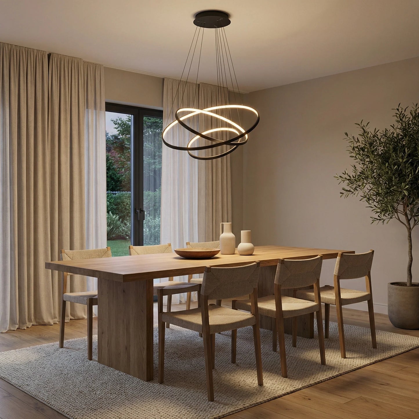 Hanglamp met drie ringen | Gnistor
