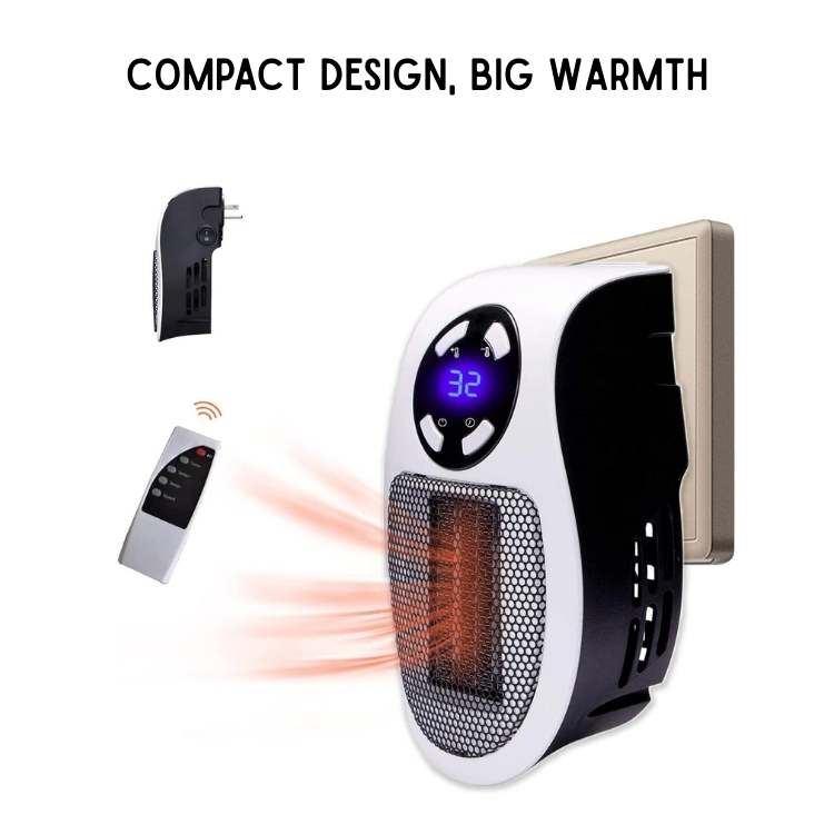 Compacte keramische elektrische heater voor snelle ruimteverwarming tot 32 m² | Restfield