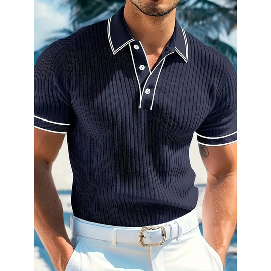 Heiko | Herren Poloshirt Mit Struktur Für Alltag