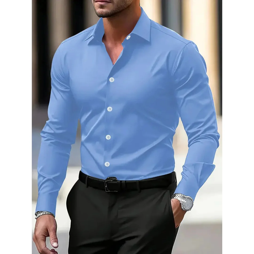 Heinrich | Herren Hemd Langarm Moderner Stil