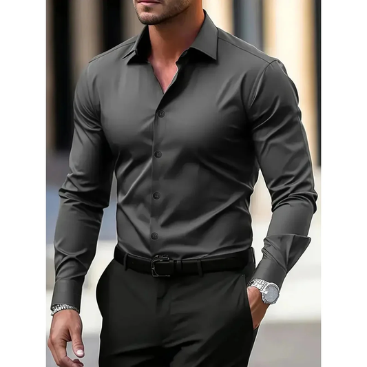Heinrich | Herren Hemd Langarm Moderner Stil