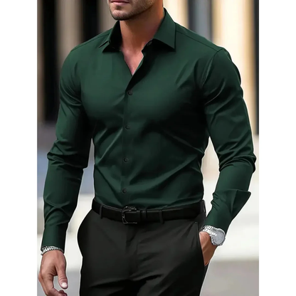 Heinrich | Herren Hemd Langarm Moderner Stil