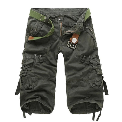 Hendrik | Herren Cargo Shorts Mit Gürtel Und Taschen Für Sommer