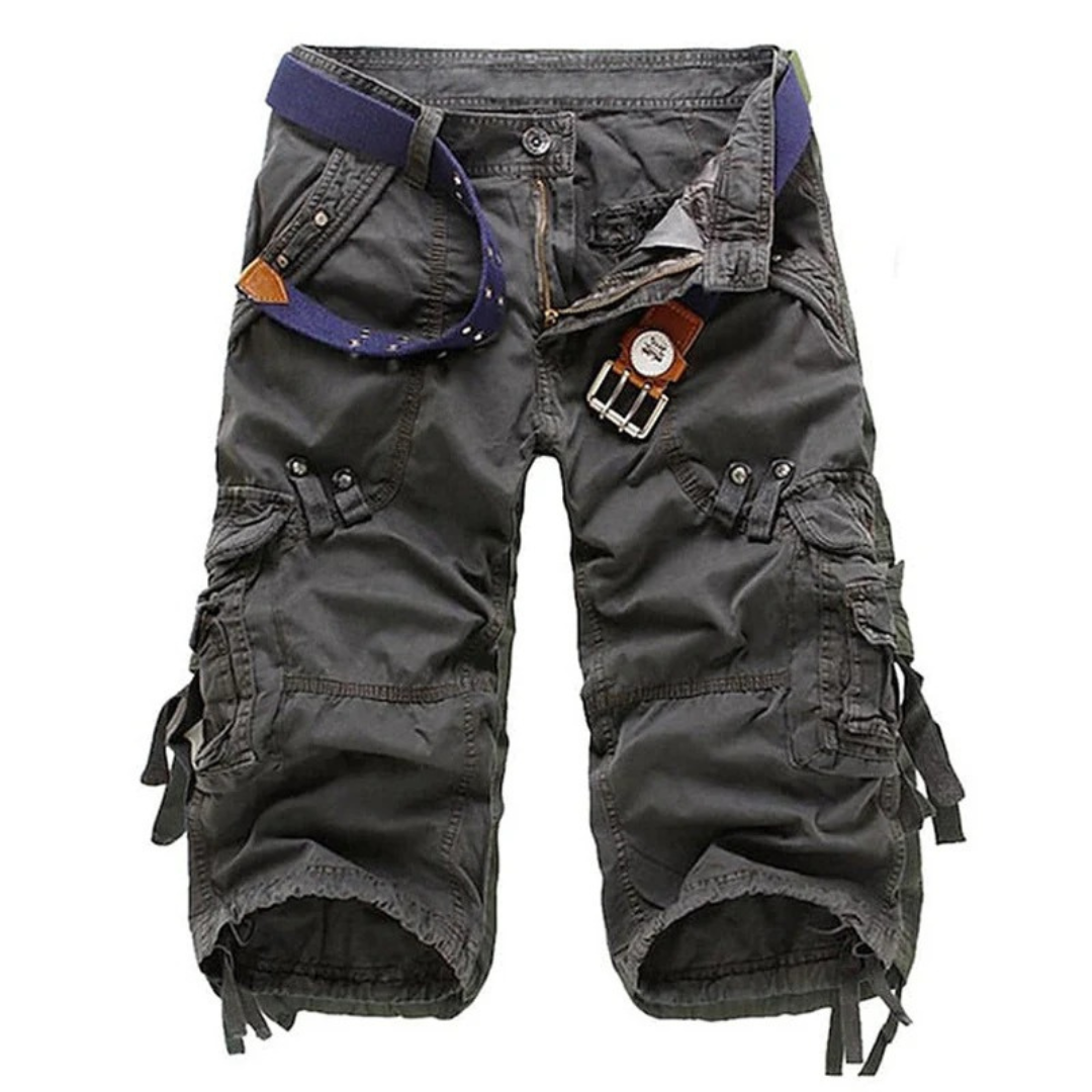 Hendrik | Herren Cargo Shorts Mit Gürtel Und Taschen Für Sommer