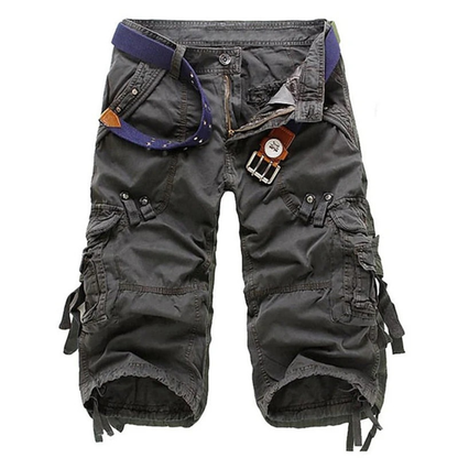 Hendrik | Herren Cargo Shorts Mit Gürtel Und Taschen Für Sommer