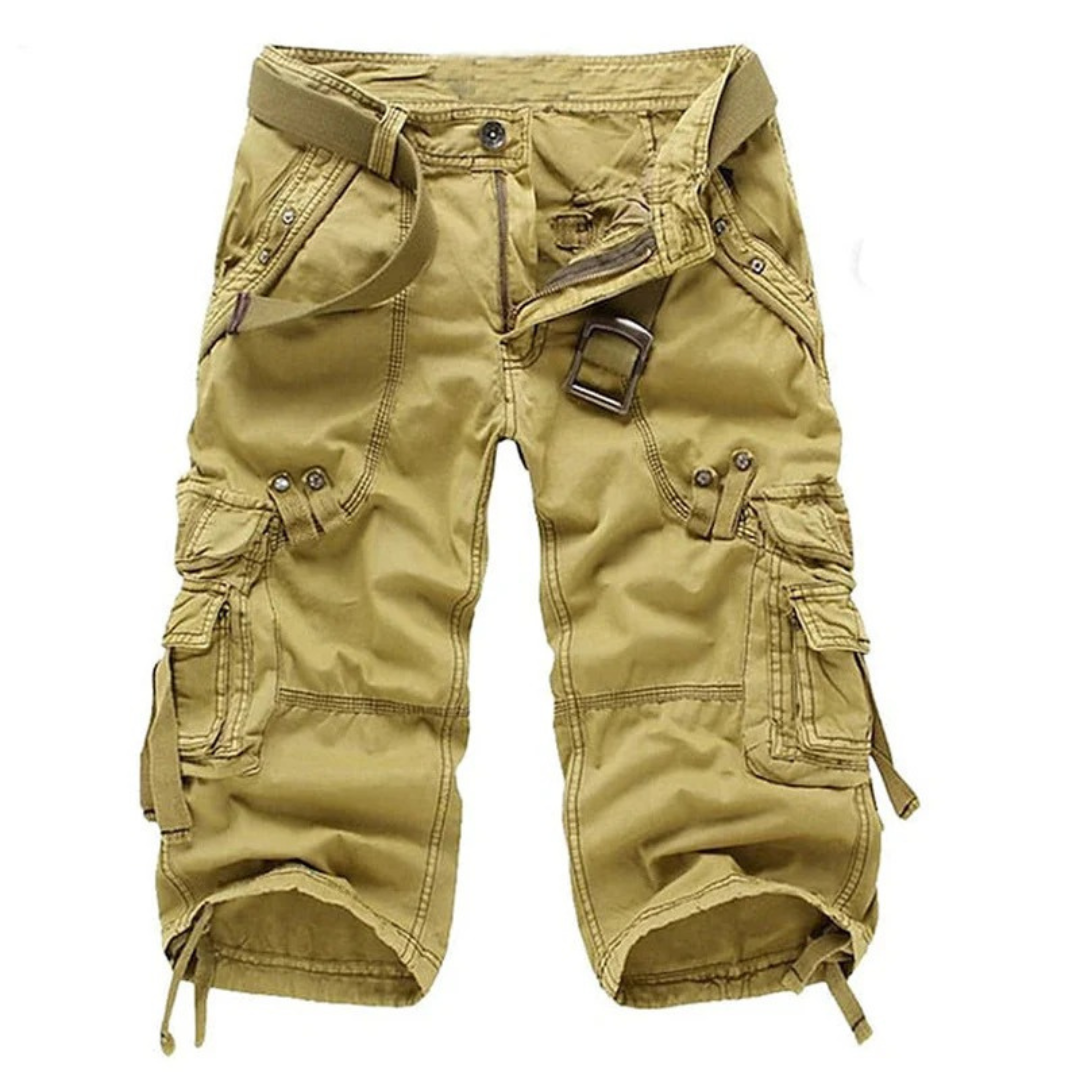 Hendrik | Herren Cargo Shorts Mit Gürtel Und Taschen Für Sommer