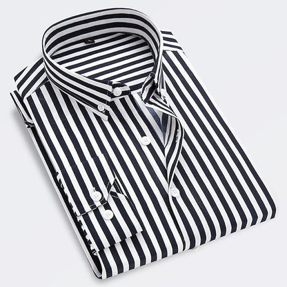 DUVAL PARIS™ | CHEMISE RAYÉE POUR HOMME