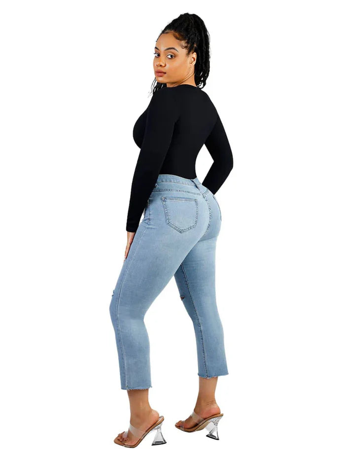 Long Sleeve Scoop Neck Bodysuit