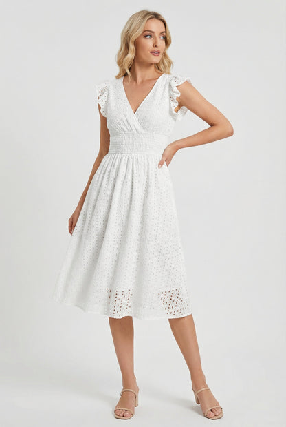 Women's A-Line Casual Summer Midi Dress