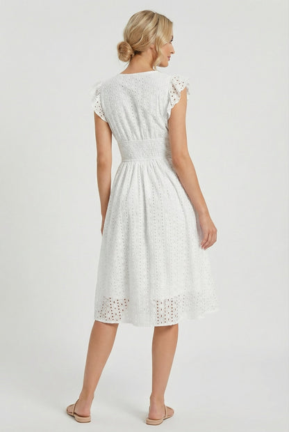 Women's A-Line Casual Summer Midi Dress