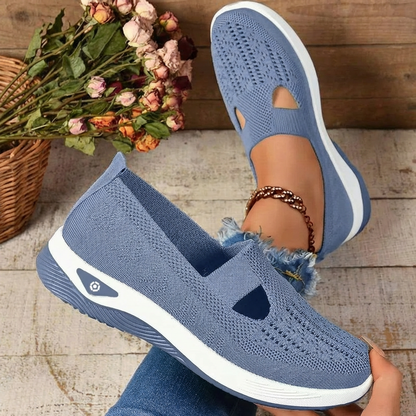 Haniya - Zapatillas Sin Cordones de Punto Transpirable