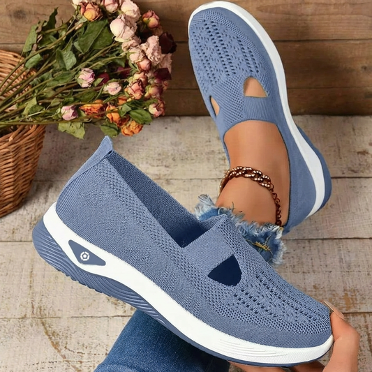 Haniya - Zapatillas Sin Cordones de Punto Transpirable