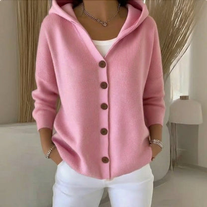 Willow™ – Soft hooded knit cardigan