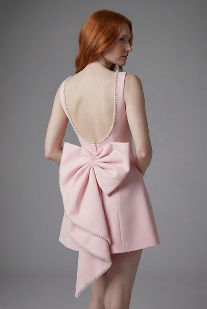 Women’s Wedding Guest Structured Cocktail Mini Dress