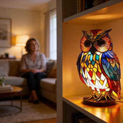 Flicker Soft Owl Lamp